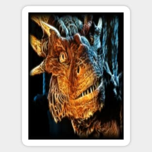 Draco The Dragon From The Hit Dragonheart Movie Sticker